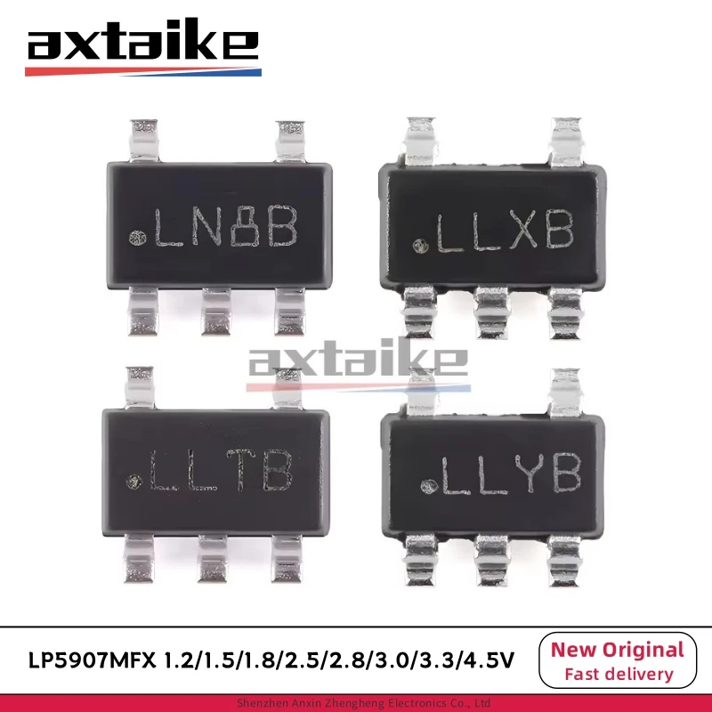 10PCS LP5907MFX - 1.2 1.5 1.8 2.5 2.8 3.0 3.3 4.5V LP5907MFX-3.0/NOPB LLZB SOT23-5 LP5907 250mA Ultra-Low-Noise Low-IQ LDO IC