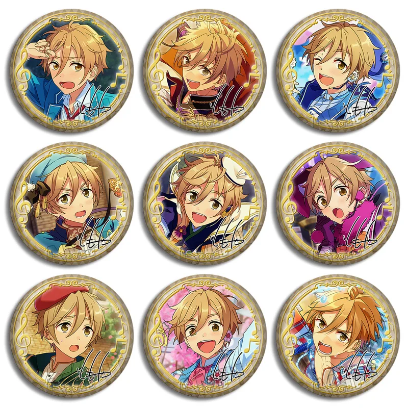 

Полный набор звезд кролик Mashiro Tomoya Симпатичные значки chapas para фурнитура для укра