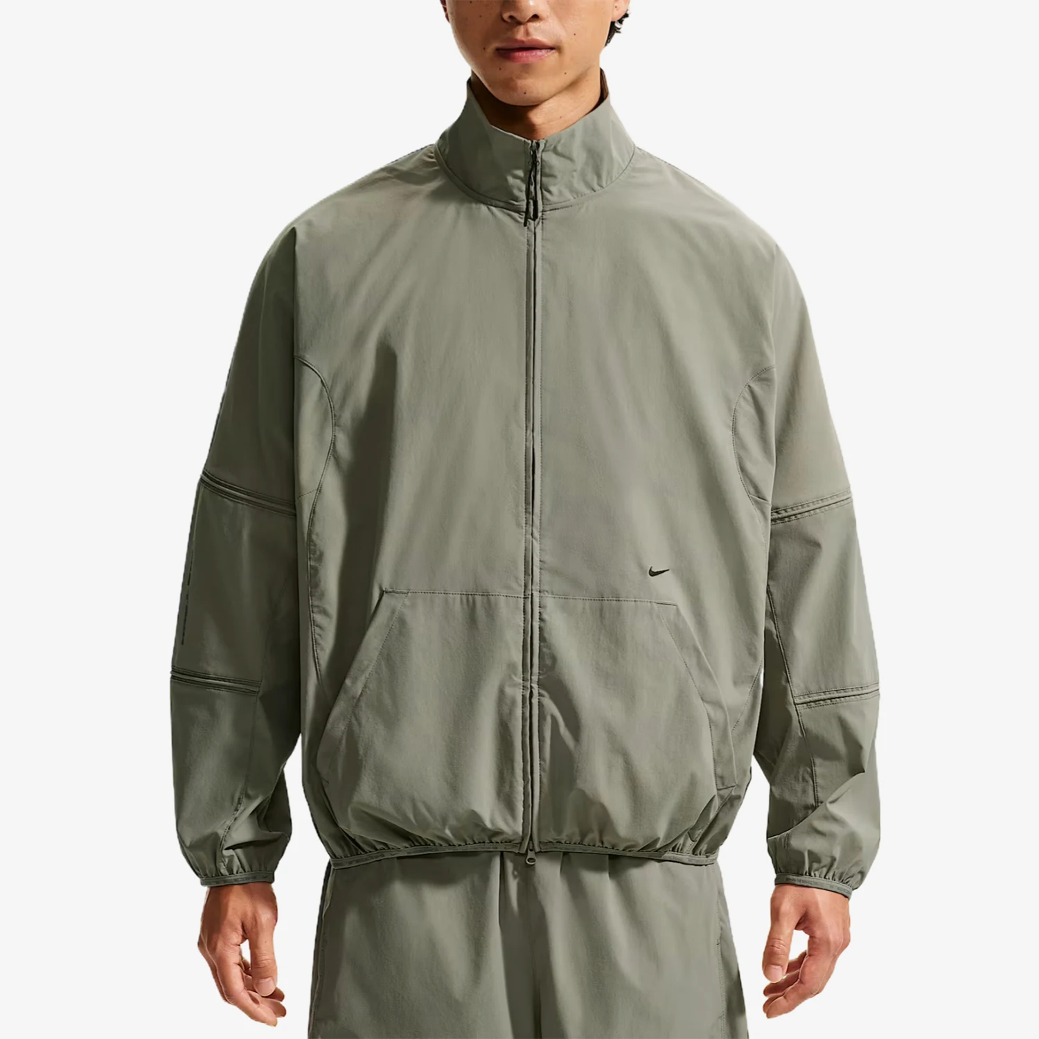 Nike genuine Dri Fit men's stand up collar zipper elastic breathable jacket IM1334-320