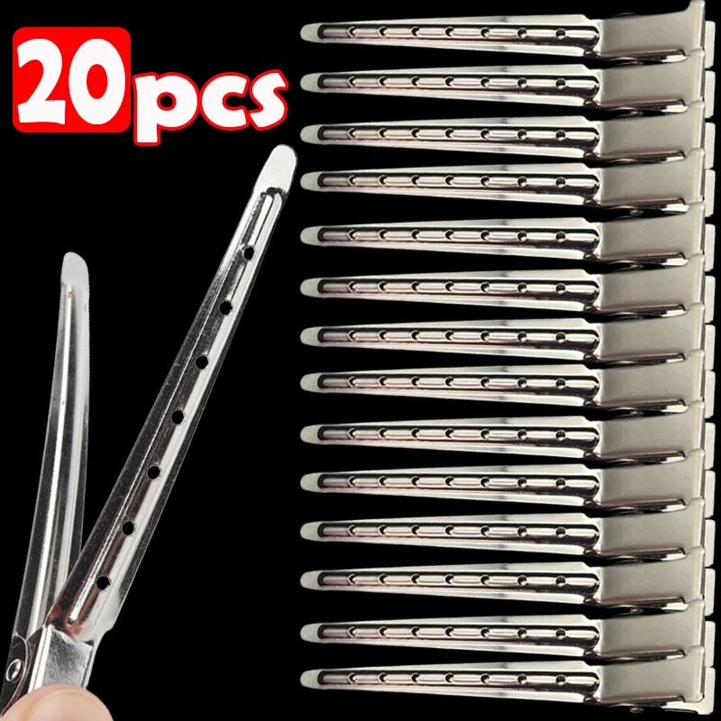 Woman Hair Care Clips Metal Steel Hairdressing Sectioning Clip Clamps Barber Hair Cut Use Styling Tools Hair Root Fluffy Hairpin