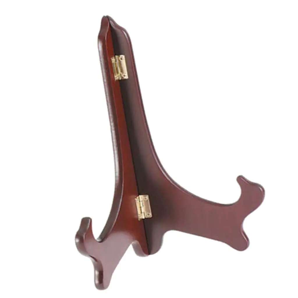 Wooden Display Easel Stand Adjustable Plate Holder Stand for Home Decoration Table Accessories