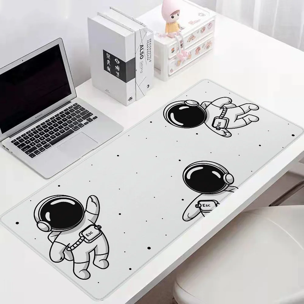 Gravity Astronaut Pc Gamer Gaming Mouse Pad 900x400 Desk Accessories Office Desktops Computer Mat Mousepad Mats Keyboard Xxl Diy