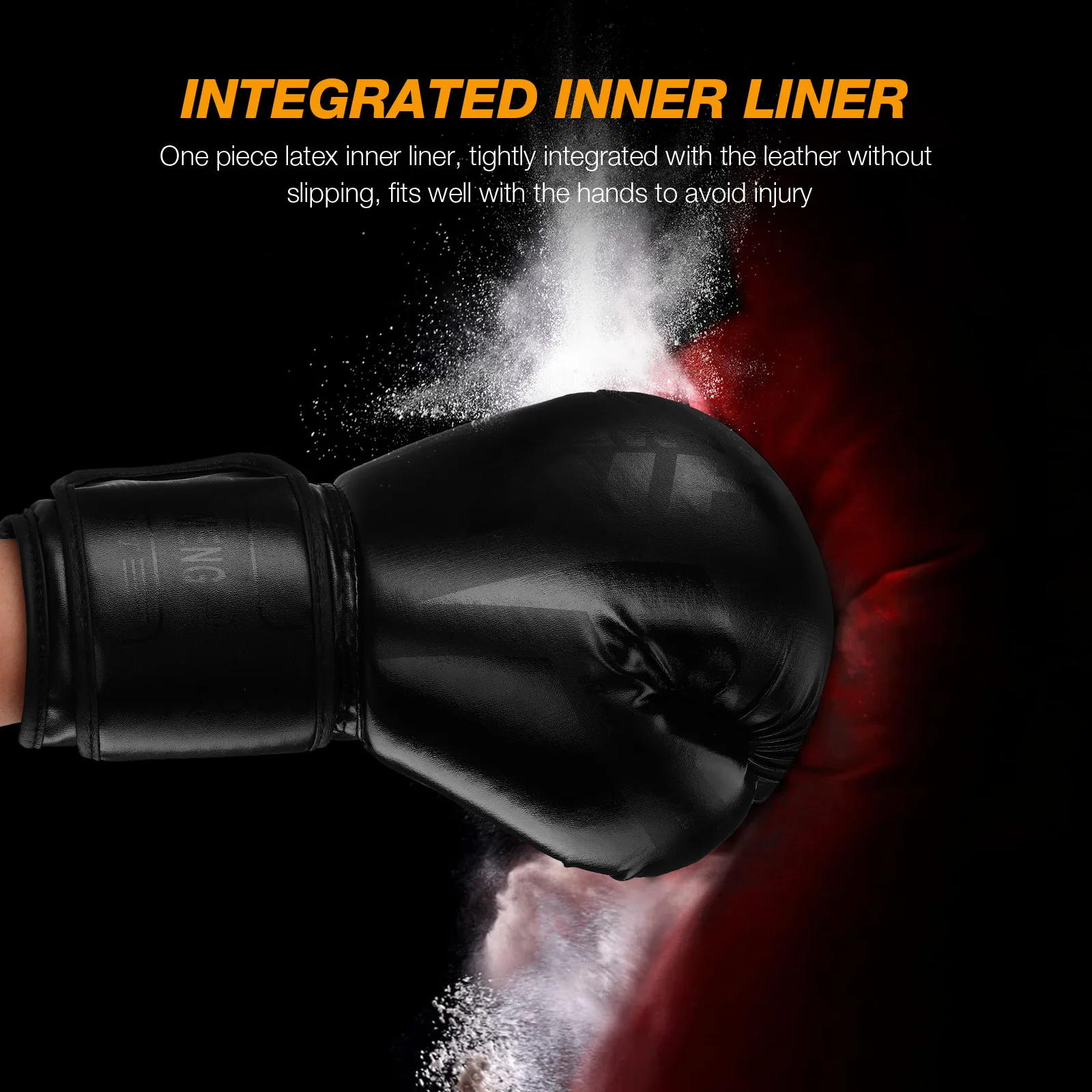 

PU Gloves Men Laced Training Youth Adults Foam Padding Lightweight Durable Anti-Slip Hand Protection