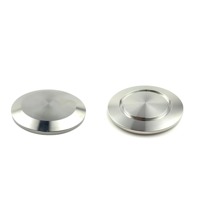 304 Stainless Steel Vacuum Flange Blind Plate for Vacuum Pipe Triple Clamp Solid End Cap Flange Baffle Fittings KF16/25/40/50