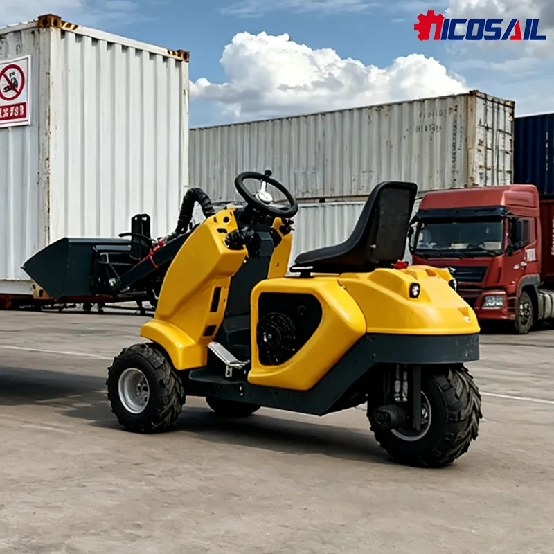 

Высококачественный 3-колесный многофункциональный мини-погрузчик с бортовым поворотом в Китае по низкой цене, небольшой мини-погрузчик