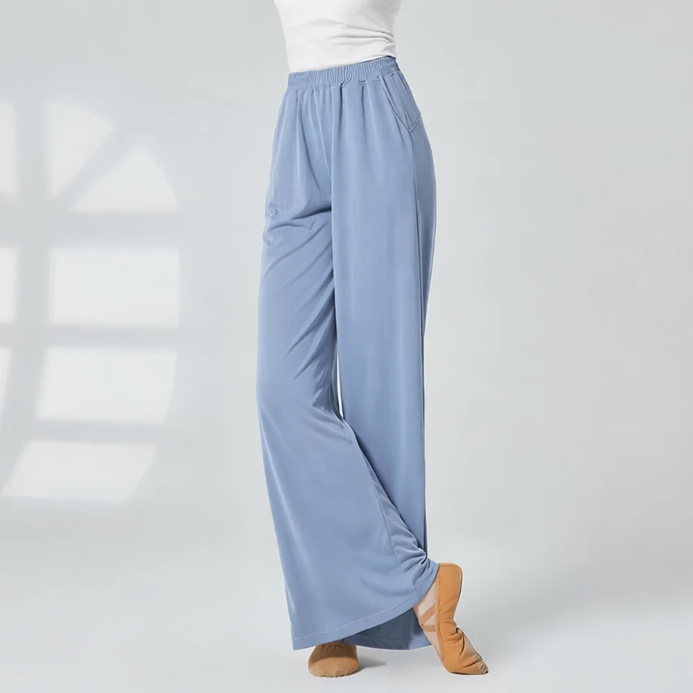 Yoga Fitness Gear - Damen Modal Lose Gerade Tanzhose Elegante