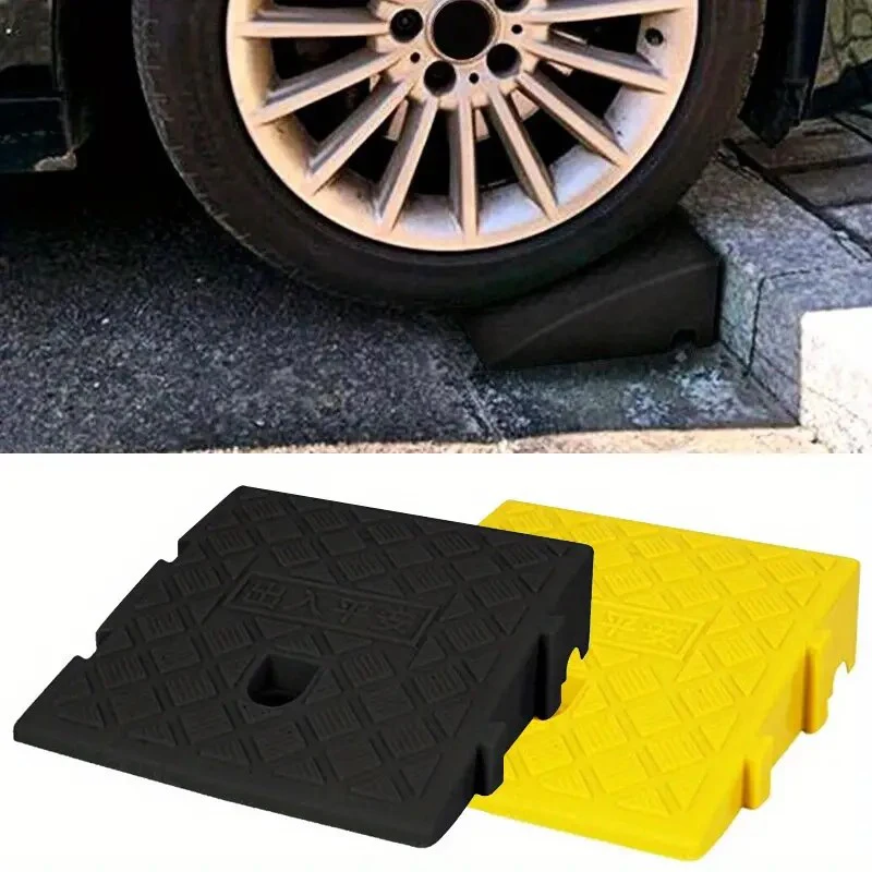 Car Wheel Driveway Ramps Portable Tires Curb Ramps Anti-Slip Threshold Ramp For Car Trailer Truck Bike Auto Accessories