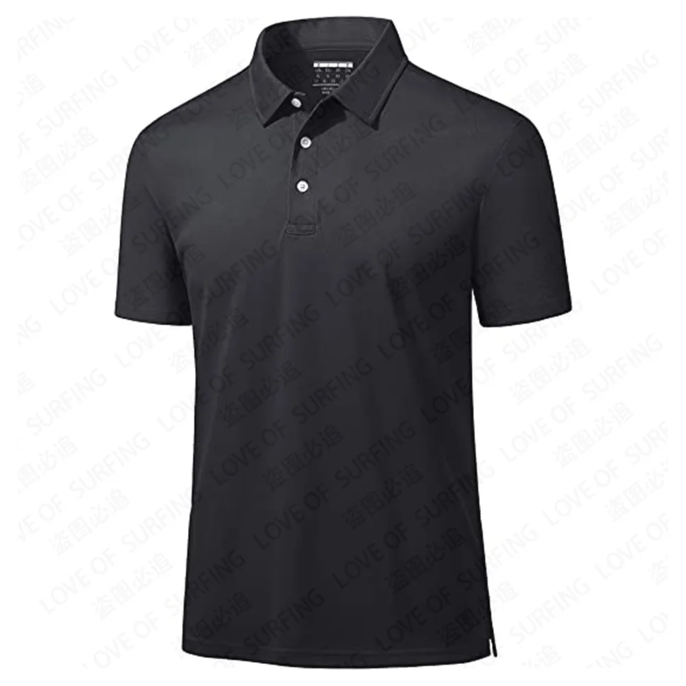 2023 Men's Golf Shirts Polo Quick Dry Lightweight Performance Short & Long Sleeve Athletic Tennis Collar Shirts UPF50 customized