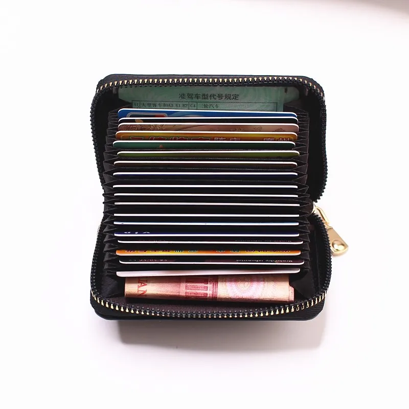 Visitekaarthouder Portemonnee Vrouwen/Mannen Zwart/Roze/Paars/Blauw/Geel/Grijs/Rood bank/Id/Credit Card Houder 20 Bits Card Wallet Case