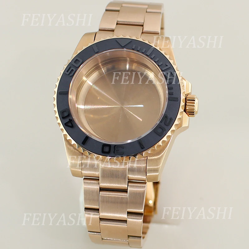 40mm NH35 Watch Case Sapphire Glass 10ATM Waterproof For Seiko nh34 nh36 nh38/35 Miyota 8215 ETA 2824 Movement 28.5mm Dial Parts