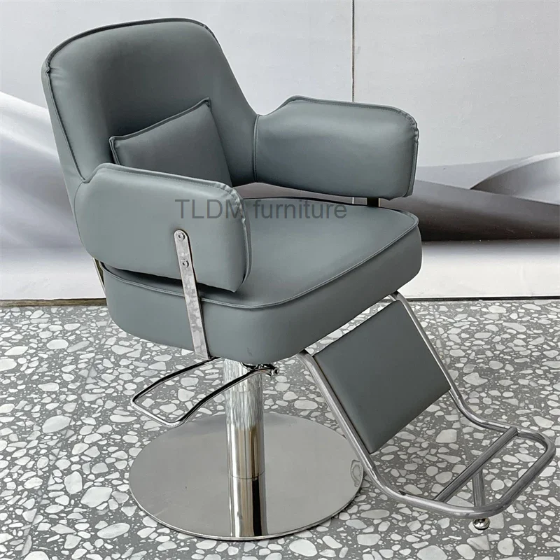 

Стул парикмахерский для татуировок, роскошная Регулируемая тележка для косметики и ногтей, домашняя мебель