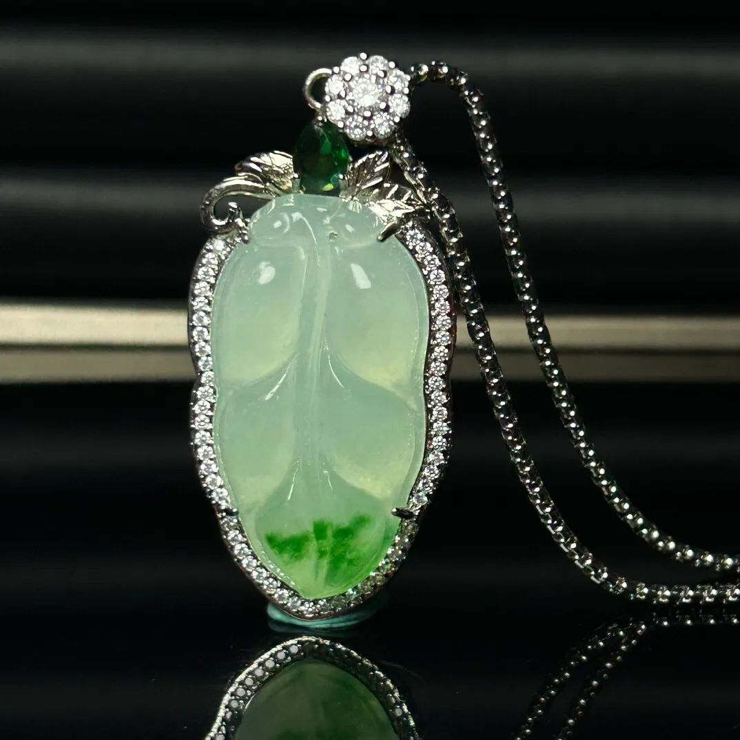 Real Natural High Ice Green Jade Jadeite amulet Pendant&Necklaces