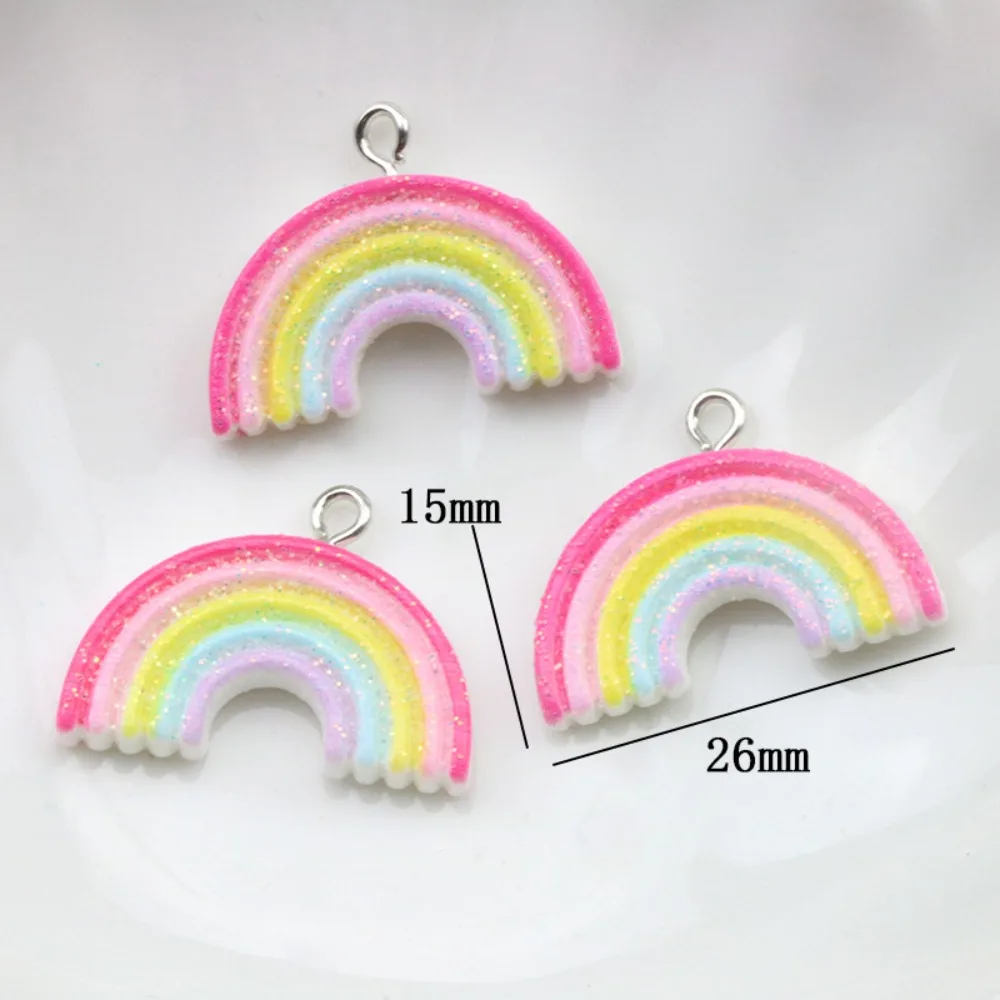 10 шт., детский кулон «Радуга»
