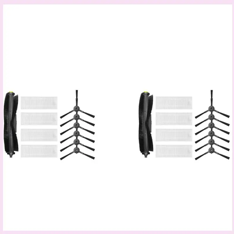 

B25B 2X For 360 Robot Vacuum Cleaner S10 X100 Max Replacement Spare Parts Accessories Main Brush Side Brush Hepa Filter