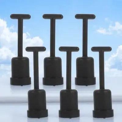 6pcs Hex Socket Tool Set – Plastic Light Socket Ring Remover for Lamp Shade Holder & Bulb Replacement