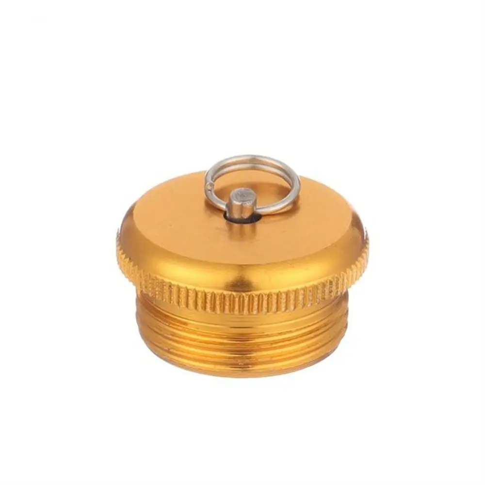 

Fishing Pole Fishing Rod Cover Aluminum Alloy Gold Rod Stopper Screw Pole Butt Caps Fishing Rod Rear Plug Rod Bottom Protector
