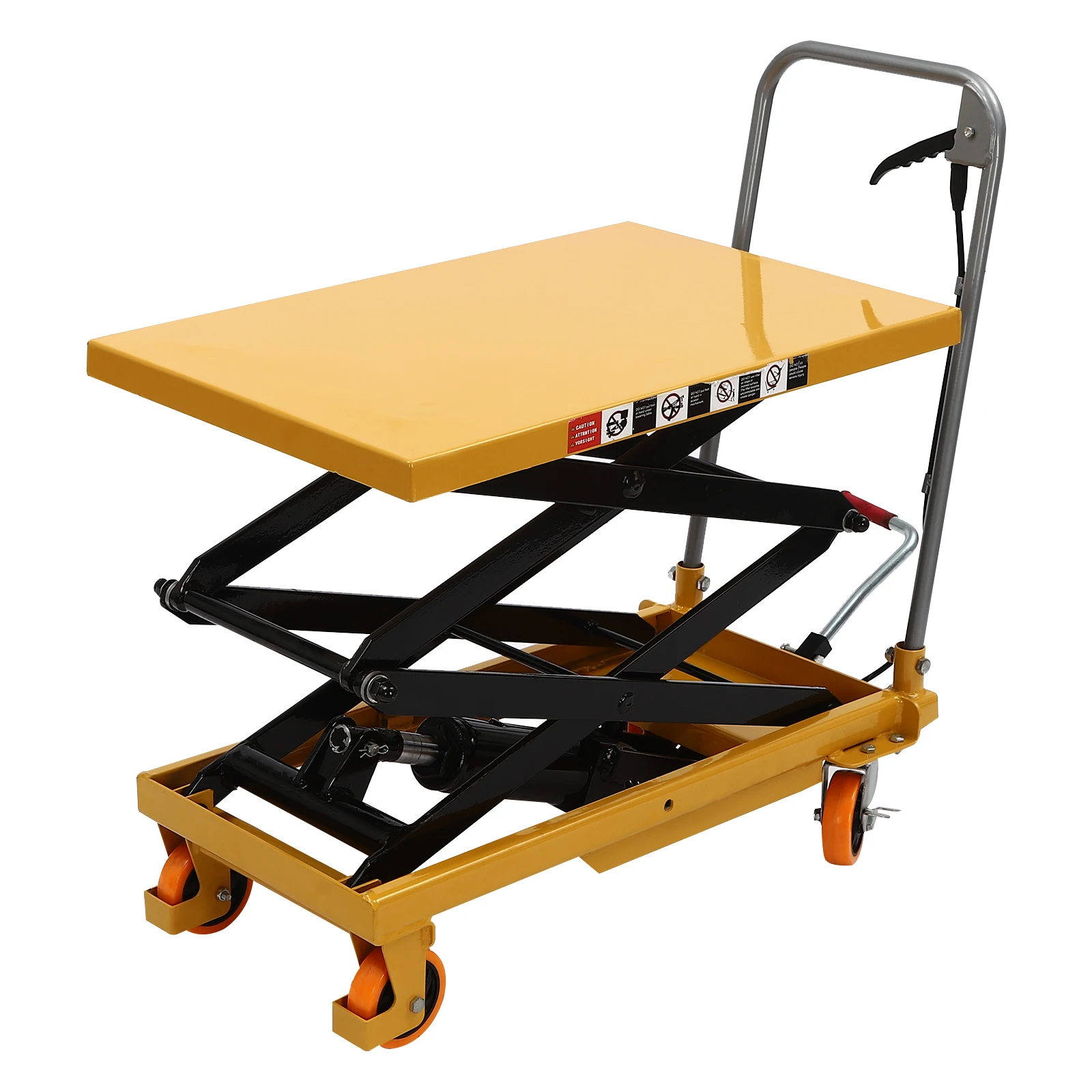 High-Efficiency Hydraulic Lift Table with 330 lbs Load Capacity, Adjustable Height, Durable Steel Build, Easy Control, PU
