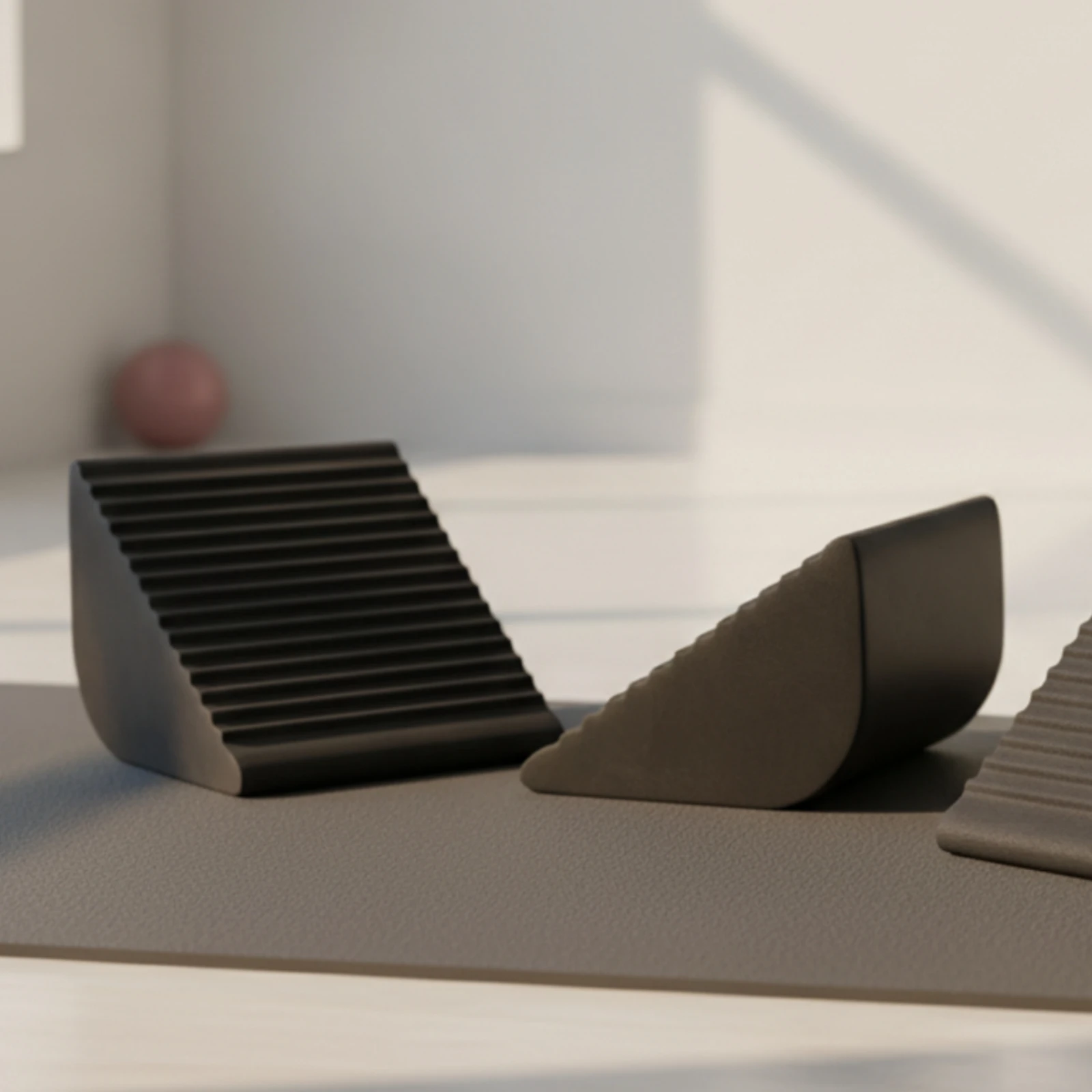 EVA Foam Wedge Blocks Lightweight Calf Raise Blocks Squat Wedges Long-Lasting Portable for Athletes, Squats, Stretching