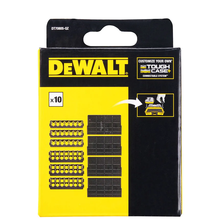 Paquete de paquete de inserción Original DEWALT para caja resistente, partición de broca, herramientas eléctricas, accesorio de caja de herramientas, DT70805-QZ