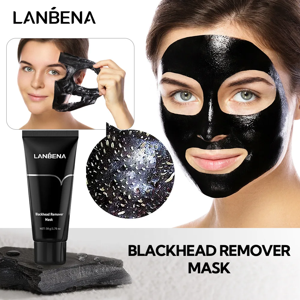 

LANBENA Blackhead Remover Mask Improving Acne Whitening Skin Natural Bamboo Charcoal Pull Face Mask