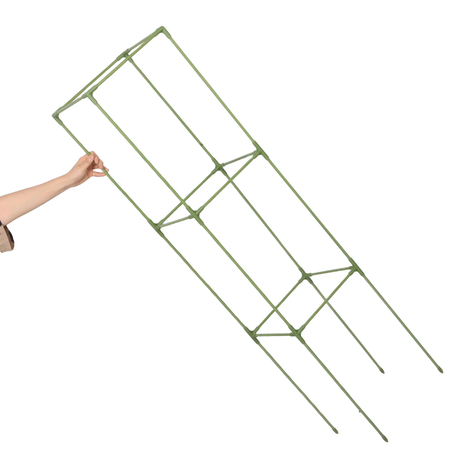 

1Set Garden Plant Support Frame Square Fiberglass Tomato Trellis Outdoor Heavy Duty Cucumber Climbing Plant Tower Vine Vegetable