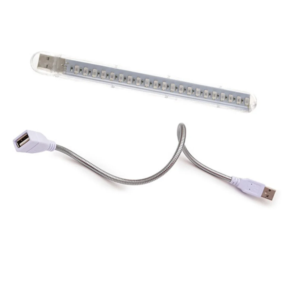 USB LED تنمو ضوء مرنة LED الطيف الكامل مصباح النبات زهرة الشتلات النمو ضوء فيتو مصباح الإضاءة المائية عالية الجودة