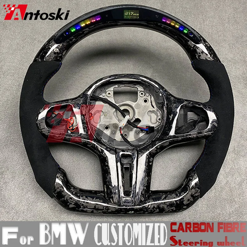 Customized Carbon Fiber Steering Wheel for BMW All Series Carbon Fiber Steering Wheel F30 F32 F35 F10 G30 G38 G11 G01 G18M