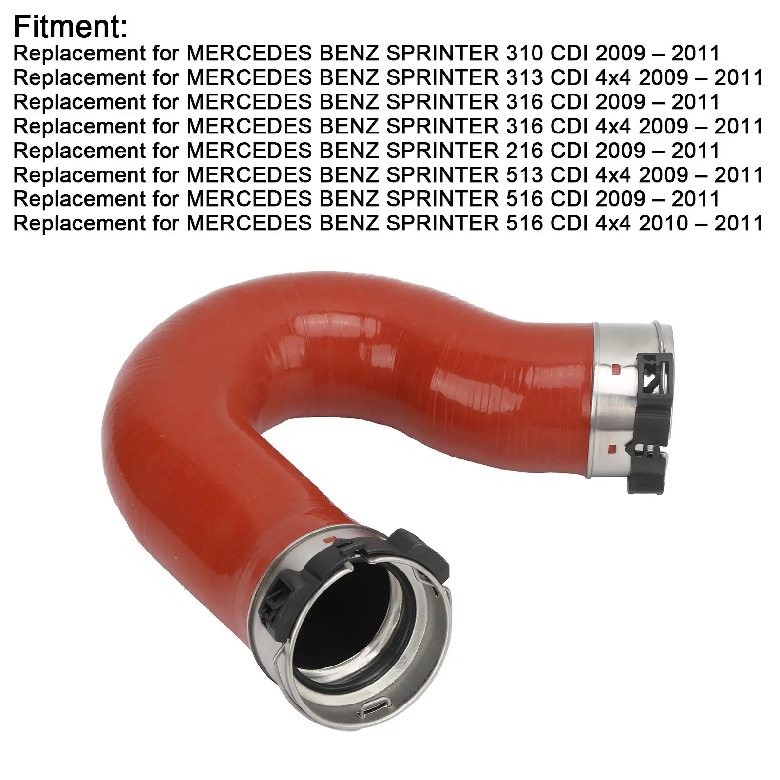 Intercooler Conversion Intake Hose for Sprinter 316 CDI 09-11, Cold & Wear Resistant