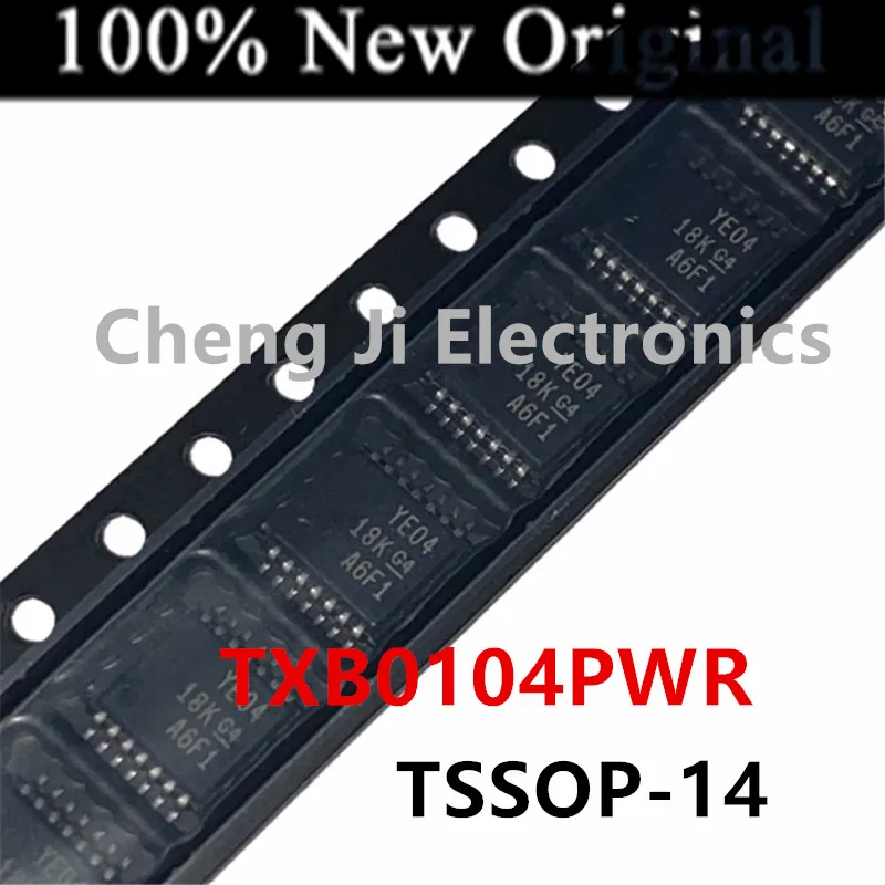 10PCS/Lot    TXB0104PWR   YE04   TSSOP-14   New original bidirectional voltage level converter    TXB0104RGYR    VQFN-14