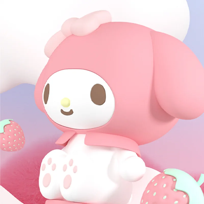 Dessin animé Sanrio tapotant veilleuse japonais Kawaii MyMelody chambre tête de lit atmosphère lumière créative cadeau d'anniversaire pour enfants