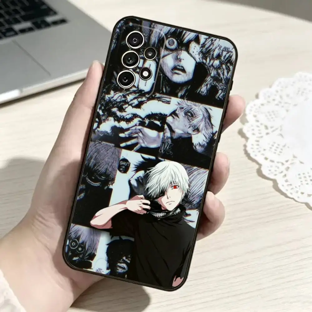 Cool Tokyo g-Ghoul Phone Case For Samsung S25,S24,S21,S22,S23,S30,Ultra,S20,Plus,Fe,Soft Silicone Black Cover