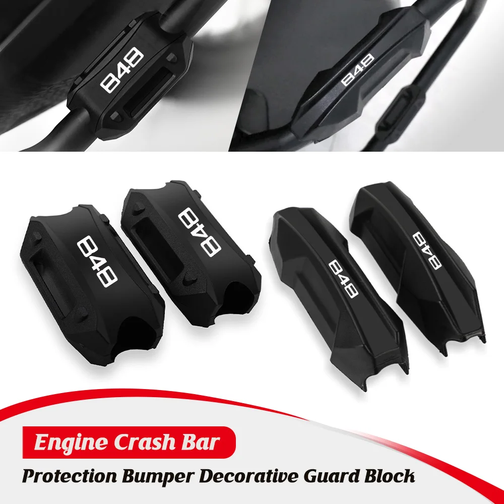 

Motorcycle 25mm Bumper Engine Guard Protector Block Crash Bar Decorative For Ducati Streetfighter 848 STREETFIGHTER 848