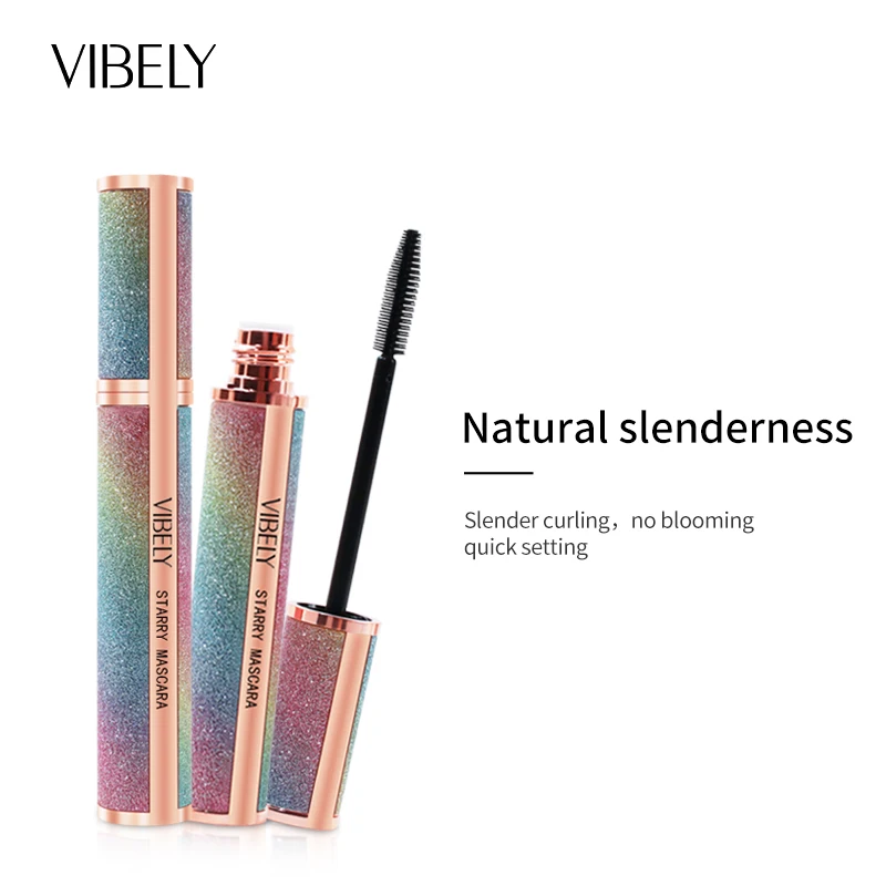 Silk Fiber 4D Mascara Volume Lengthening Eyelash Extension Fast Dry WaterProof Fantasy Mascara Beauty Eye Cosmetics Makeup Women