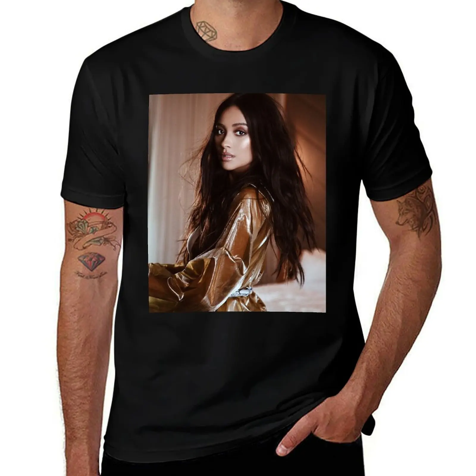 Shay Mitchell T-Shirt Sweat Absorbing Sports Tee Shirt T-Shirt