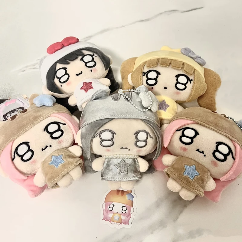 Nuevo y adorable peluche de Wonyoung, Yujin, Ive y Revive de 10 cm, colgante de peluche, mini muñeco de peluche Liz, juguete para fans, regalos para fans, producción para fans.