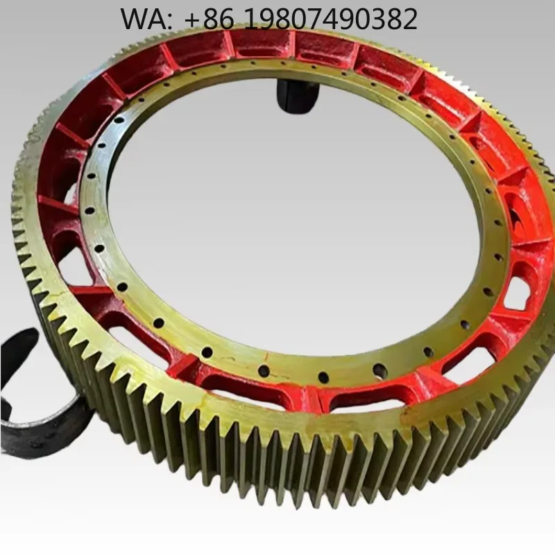 Large Module Internal External Gear Ring, Heavy Duty Mining Precision Gear, Durable Transmission Component for Reducer Rotary Ki