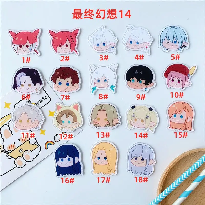 

G'rahaTia Alisaie Leveilleur аниме брошь значок мультяшные булавки DIY украшения лацкан рюкзак аксессуары для одежды булавка