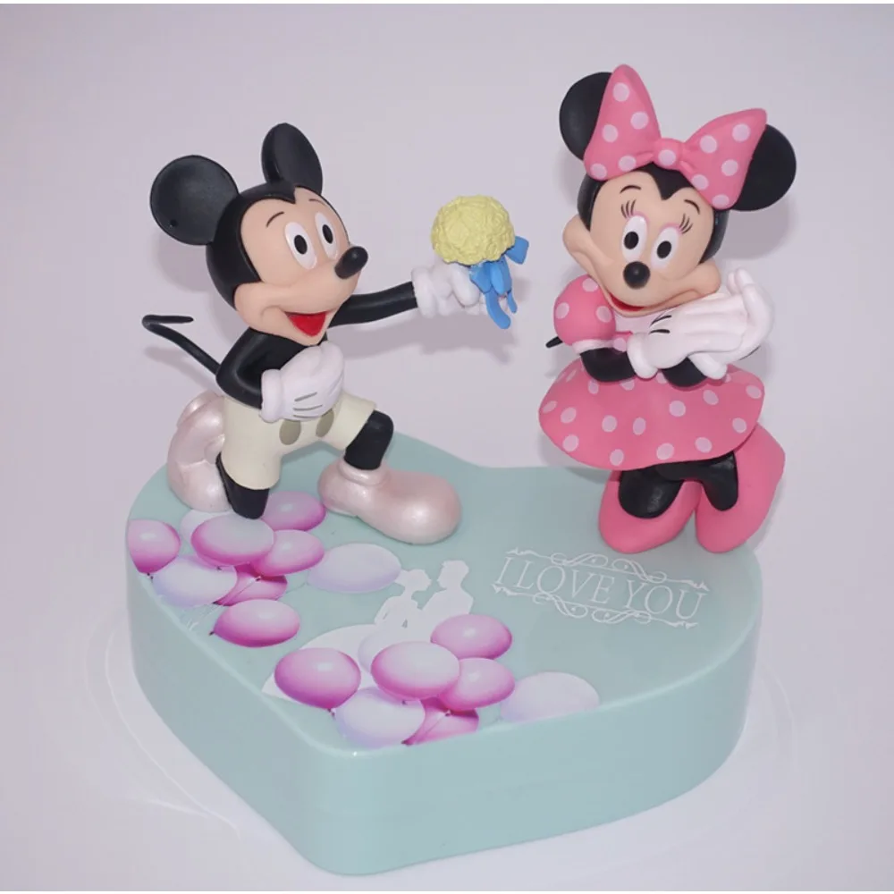 Mickey Mouse Clubhouse Minnie Donald Duck Cute Cartoon Figurine Model Easter Wedding Cake Baking Cream Glue Decoration Ornament