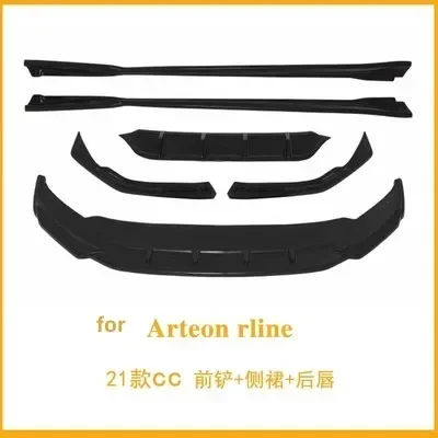 Body Kit Front rear bumper grill mask assembly for Volkswagen vw Passat cc 2021-23 convert front shovel rear lip Car Accessories