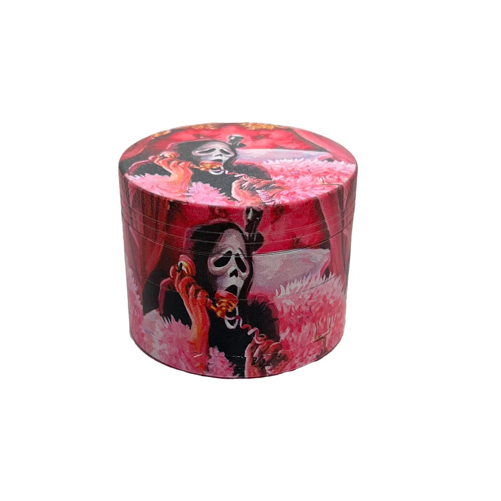 2 Pieces Spooky Making A Call Rolling Tray Herb Grinder Combo