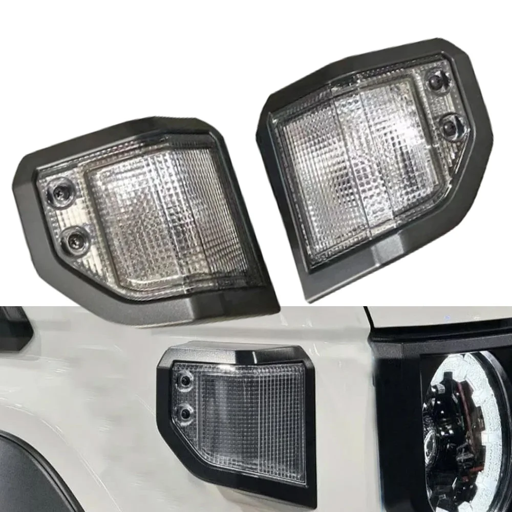 For Toyota Land Cruiser 70 Series LC70 LC76 LC78 Facelift 2024-2026 Car Corner Light Turn Signal Lamp Without Bulbs 68200290AA