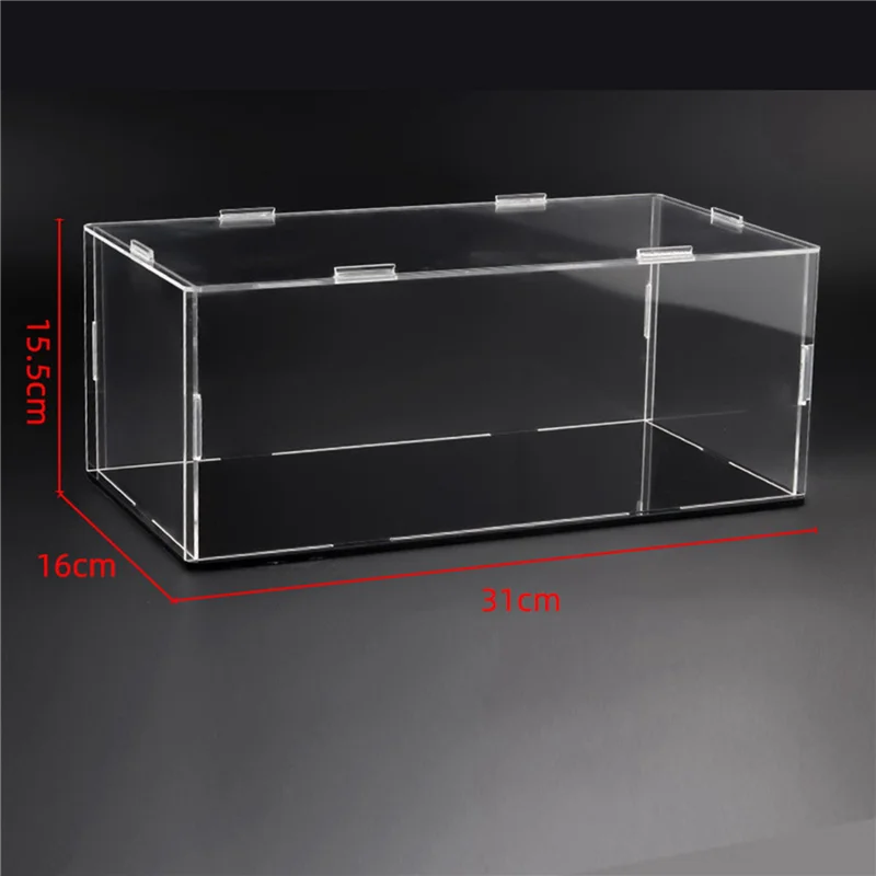 

ABWR-2 Transparent Display Cabinet Suitable For 1:18 Die-Cast Model Toy Car Dustproof Model Doll Storage Box 31X16X15.5Cm
