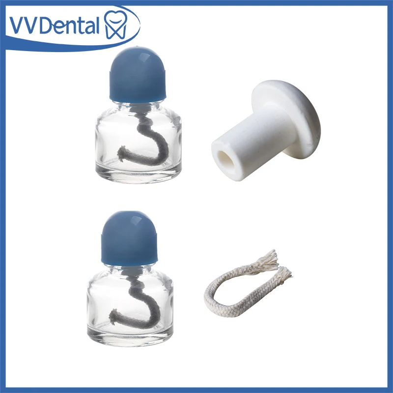 

VVDental 30/60/150ml Dental Alcohol Lamp Burner Chemical Wax Type Alcohol Light Heating Glassware Dentist Lab Tools