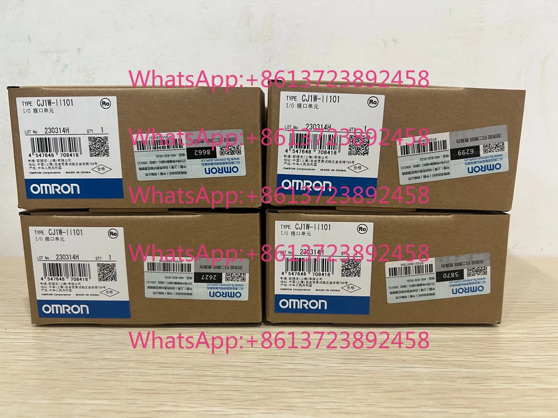 CJ1W-II101 Omron interface unit, spot, original and genuine.