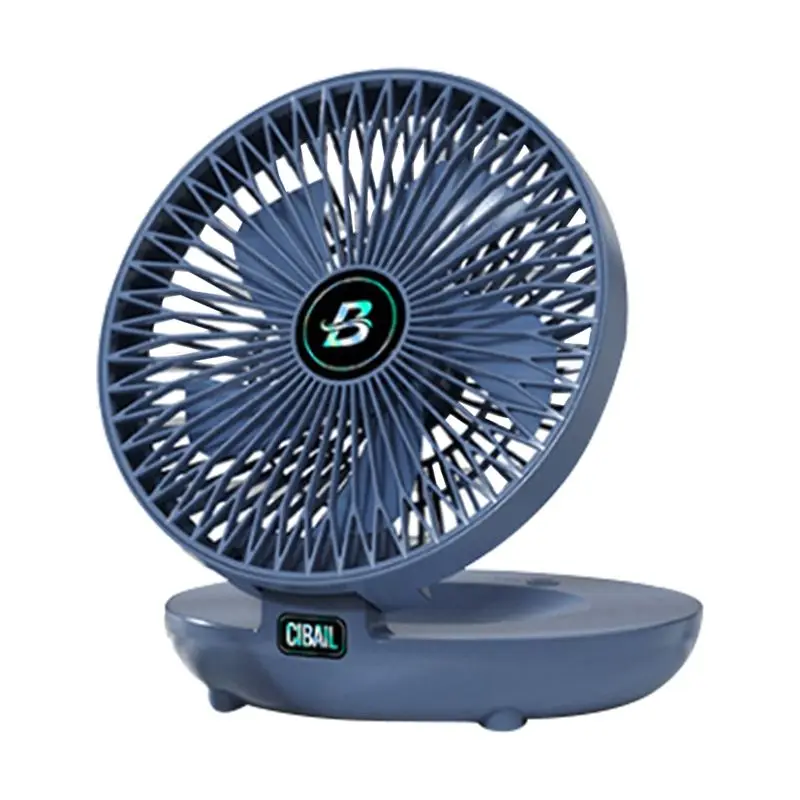 [HOT!A24R】 2IN1 Folding Desktop Fan Portable Air Conditioner Wall Mounted Fan Rechargeable With 3 Gears For Home Office