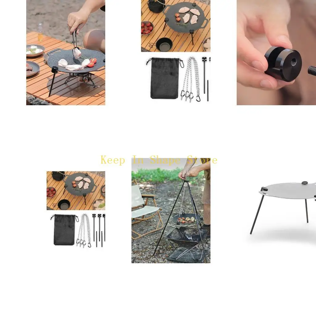 U1JC Vertical Tripod Grill Barbecue Grill Bracket Barbecue Grill Tripod Stand Tripod