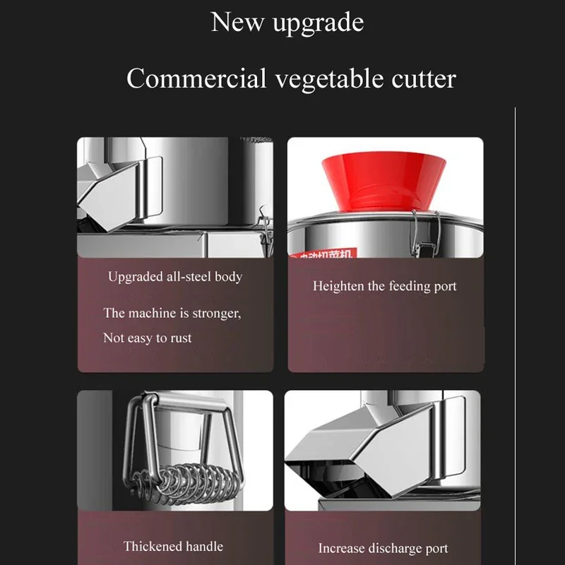 Commercial Shredder Machine For Vegetable/Meat Stainless Steel Stuffing Machine Small Size Chopped Machine