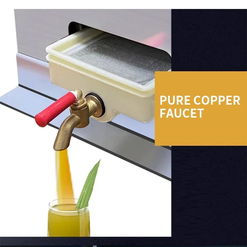 Canne à sucre automatique commerciale Ju479, 350-750W, en acier inoxydable, pour utilisation en extérieur
