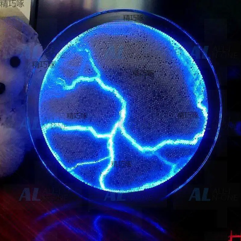 Sound-Activated 12-Inch Plasma Ball | Touch-Sensitive Plasma Plate for Party Lighting