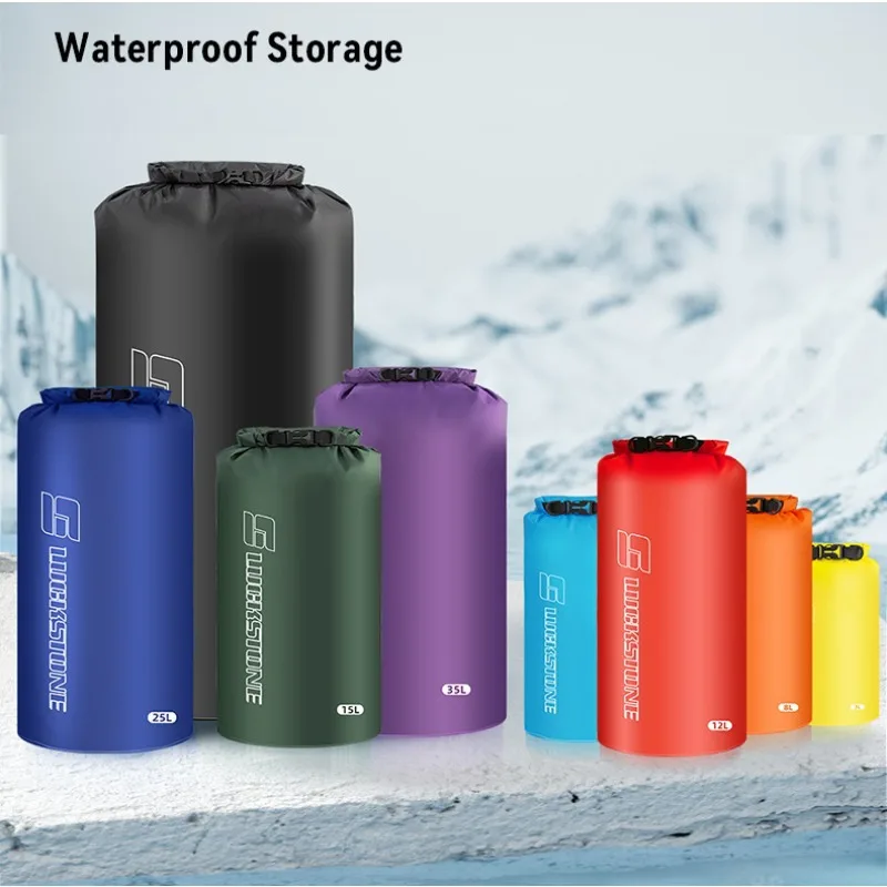 Outdoor Drifting Waterproof Bag Lightweight Travel Camping Waterproof Bucket Storage Bag Drying Bag Miscellaneous Bag